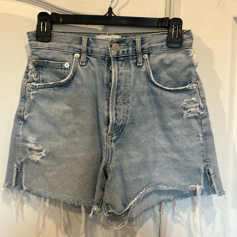 Agolde Jean Shorts Cut offs in size 25